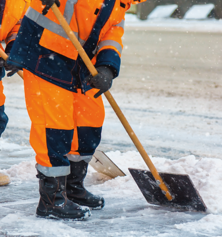winter dienst schaufell